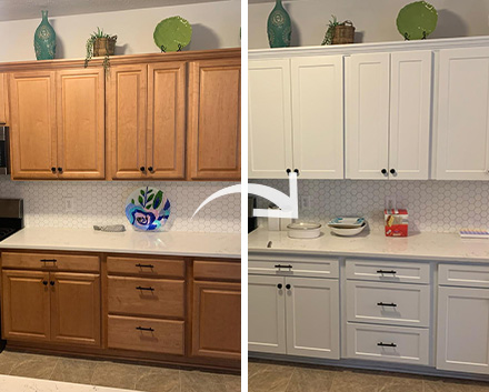 Before and after Kitchen in Buffalo