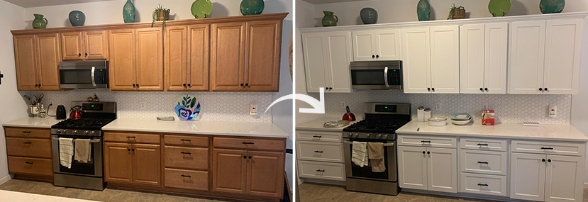 Before and after Kitchen in Buffalo