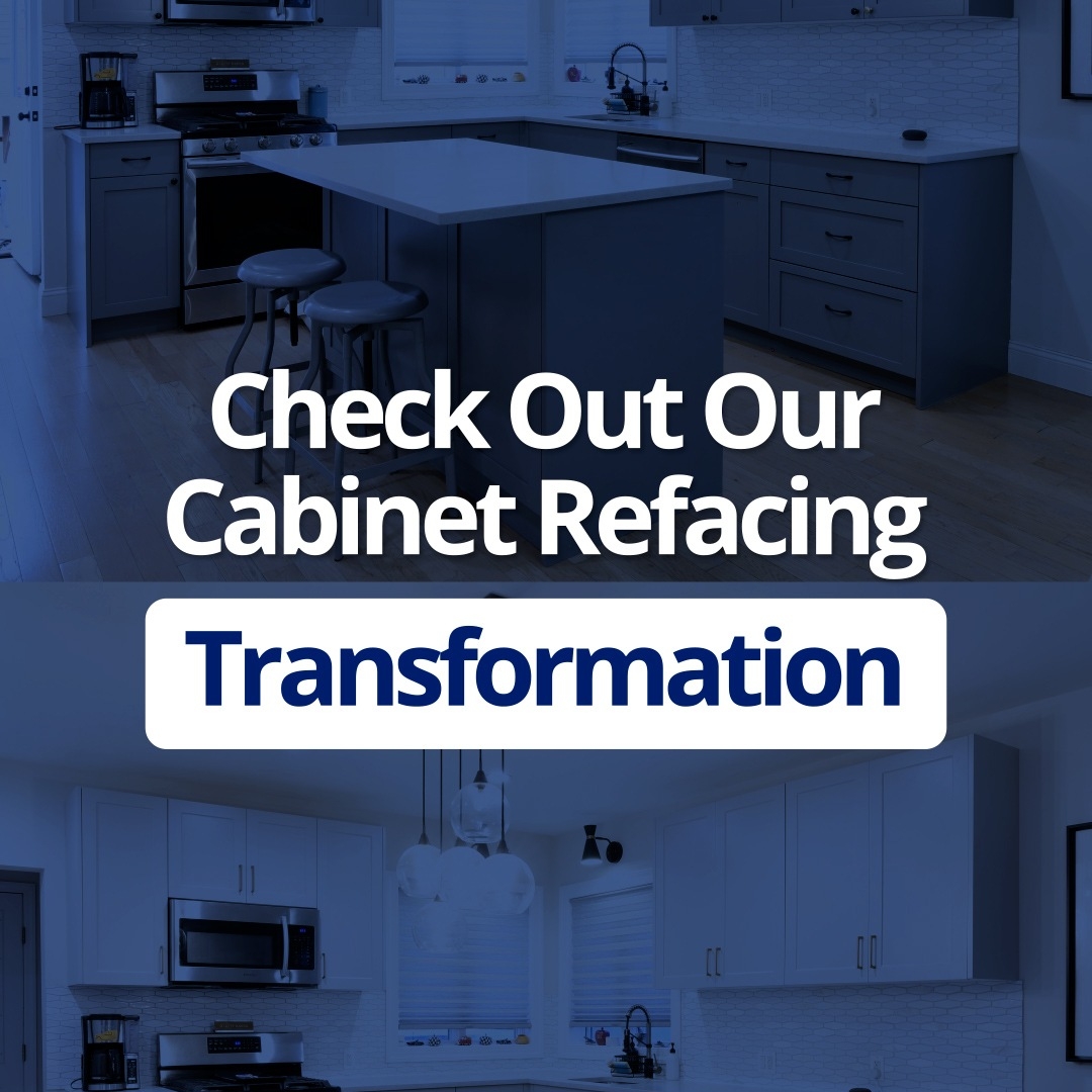 Check out our cabinet refacing transformation