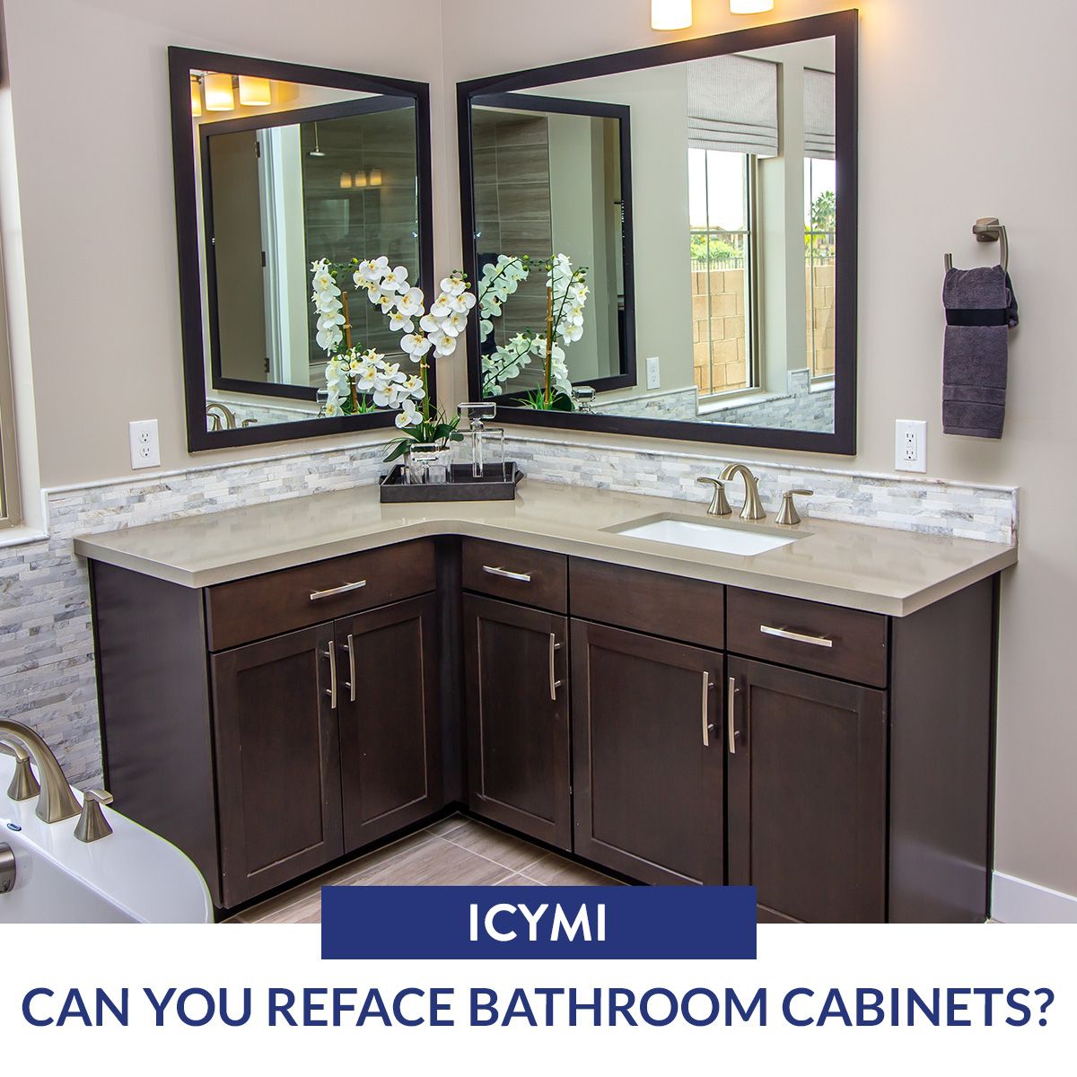 Can you reface bathroom cabinets